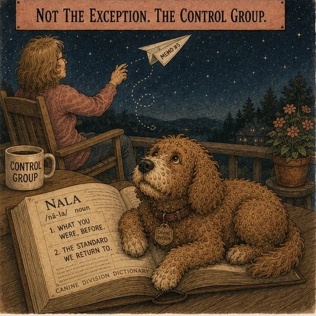 Not the exception. The control group.