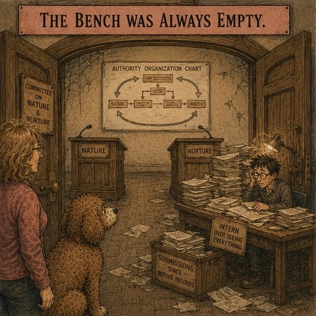 The bench was always empty.