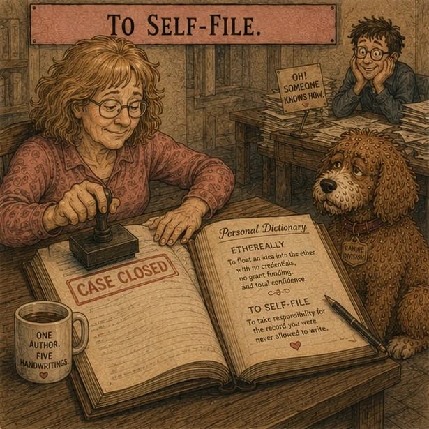 To self-file.